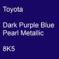 Preview: Toyota, Dark Purple Blue Pearl Metallic, 8K5.